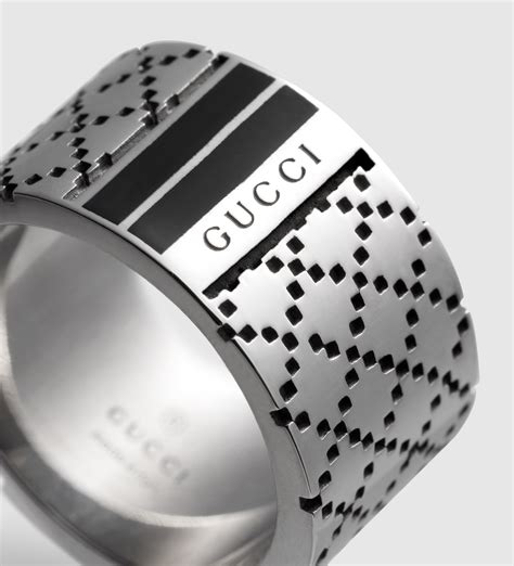 gucci ring mens panthar|gucci silver ring for men.